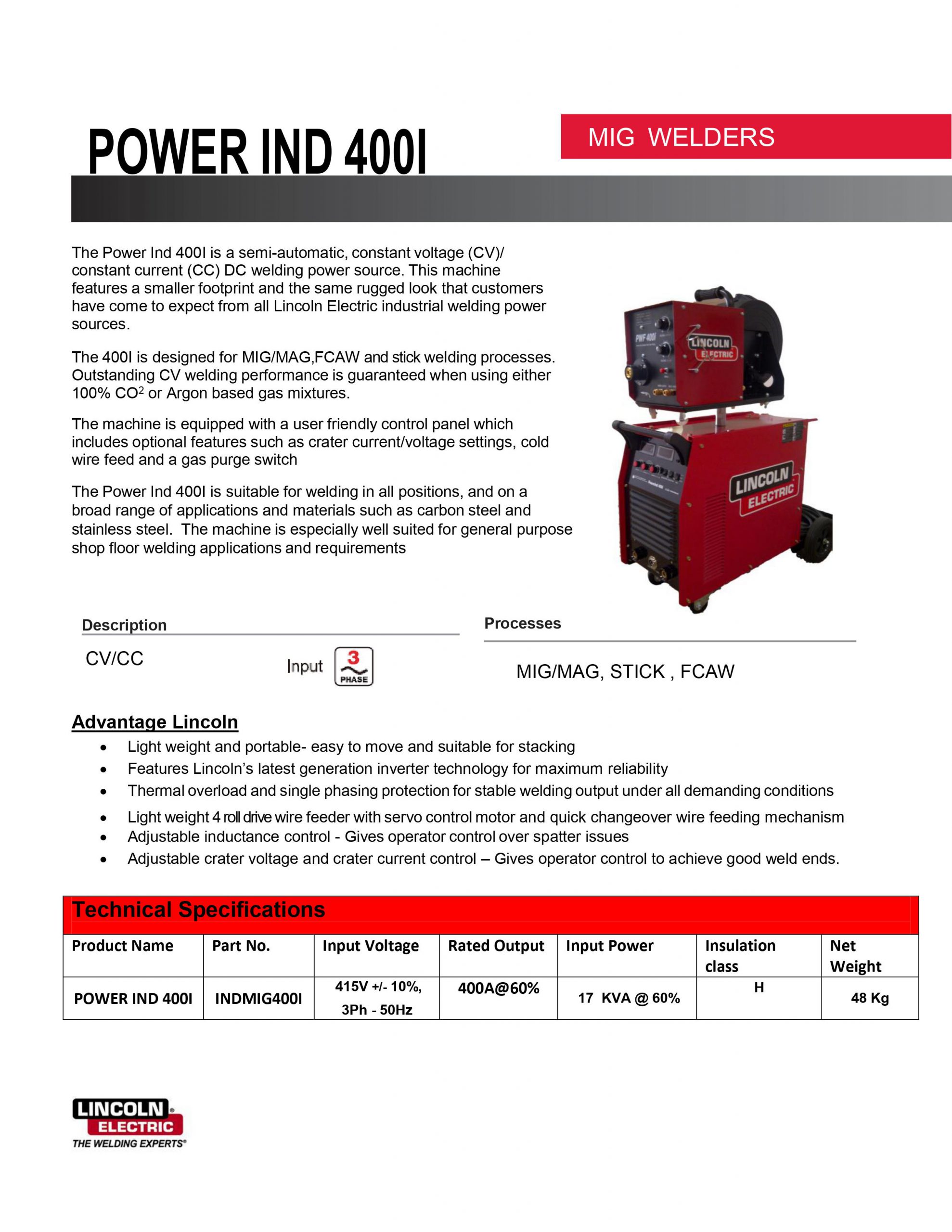 Lincoln Electric Europe B.V. SAFDUAL 400 / M21