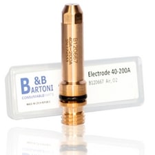 B&BARTONI,Electrode 40A-200A, Air, O2,HYPERTHERM PART NO.-120667,B&BARTONI PART NO.-BP-20416