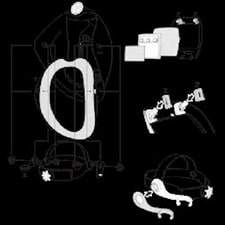 MIGATRONIC Hose holder PART NO.81910852